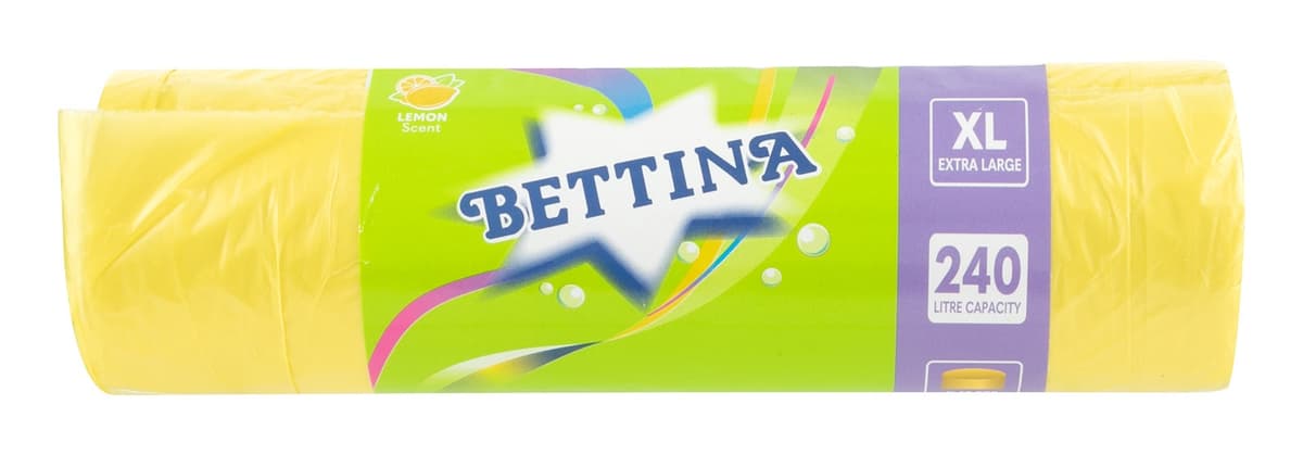 Bettina 6PC Wheelie Bin Liners 240l