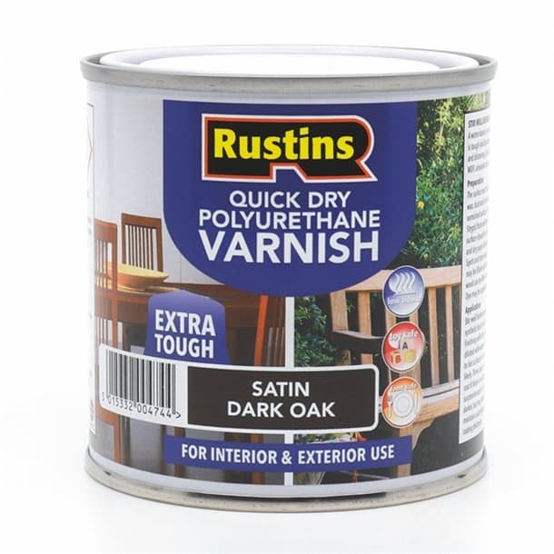 Rustins  2.5 Litre Q/D Poly Varnish - Satin Clear