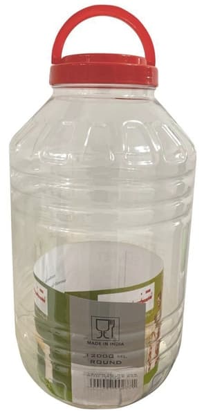 PET jar 8000 ml Round + Handle