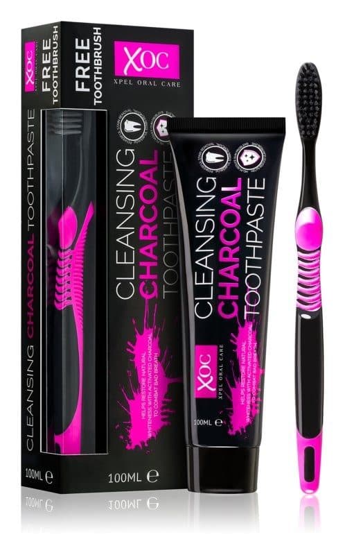 Charcoal Toothpaste with Free Toothbrush 100ml