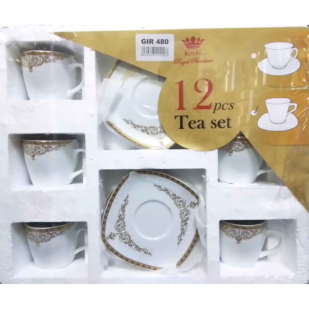 SOV 12pc Square Tea Set Donya