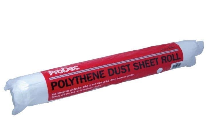2m x 50m Roll Poly Dust Sheet