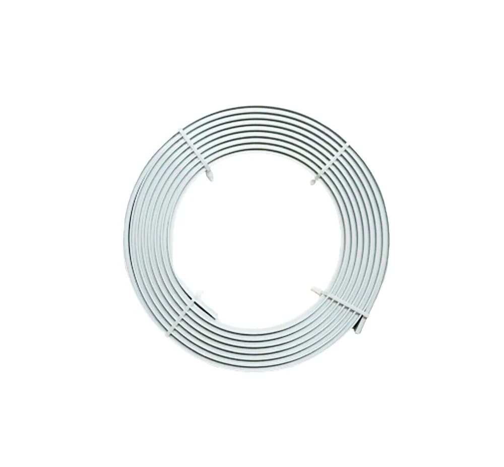 500cm Coiled Streamline PVC Track WH