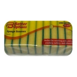 Better Options 10pc Sponge Scourer Pk20 2