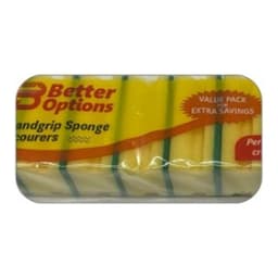 Better Options 10pc Handgrip Sponge Scourer Pk20 2