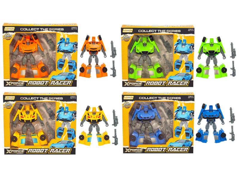 TRANSFORMING ROBOT CAR 4 ASSTD