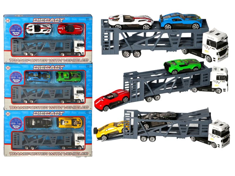 Diecast Container with 2 Cars