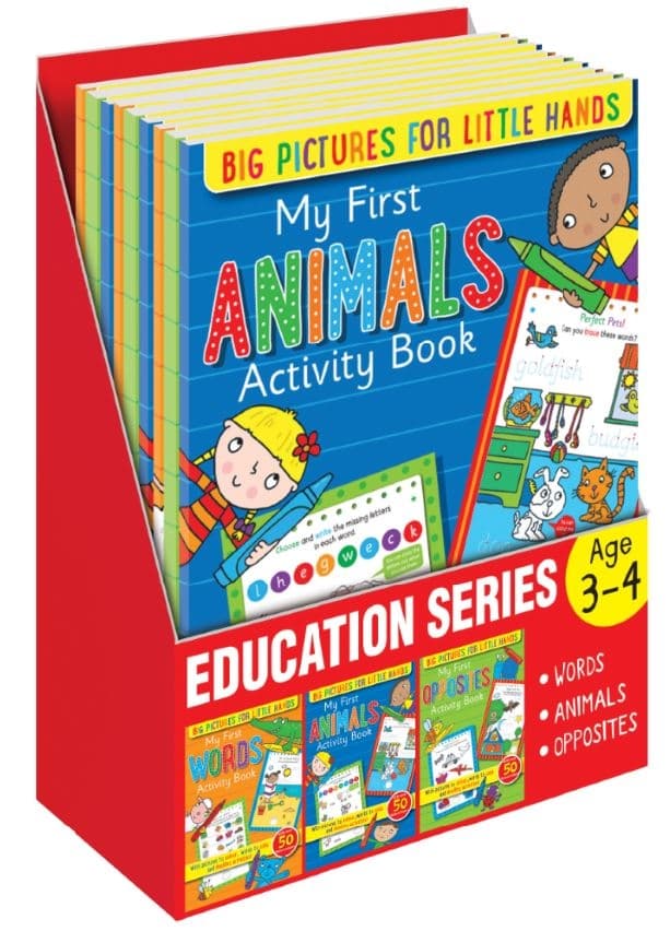 My First Words/Opposites/Animals Activity Books in CDU