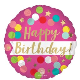 Anagram - Happy Birthday - Standard - Decorative Balloon 2