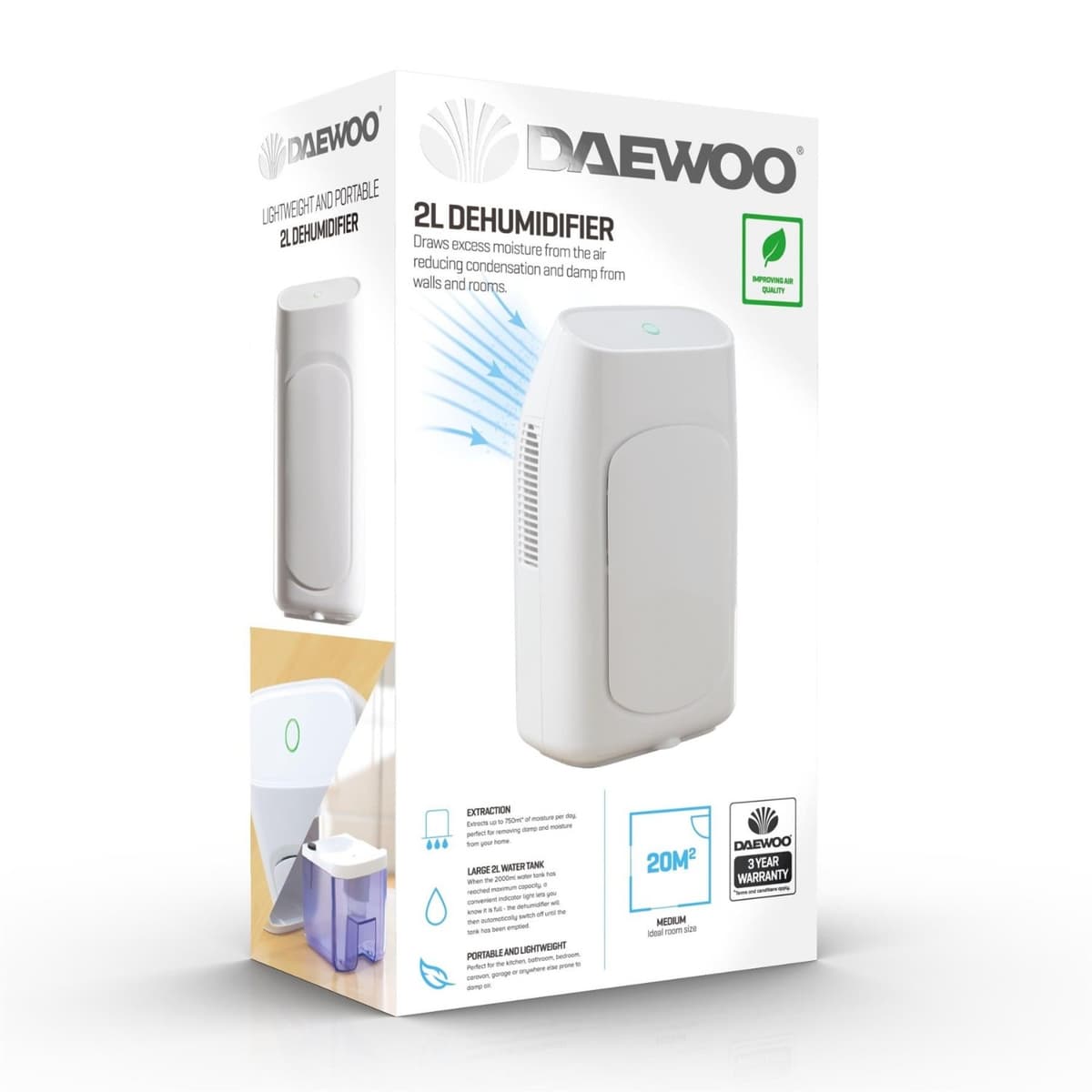 2L Dehumidifier