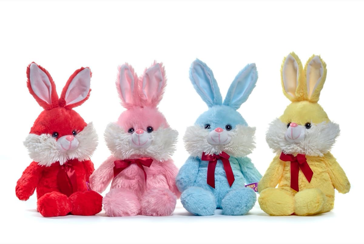 Whl 12.5"/32cm Rabbits With Ribbon
