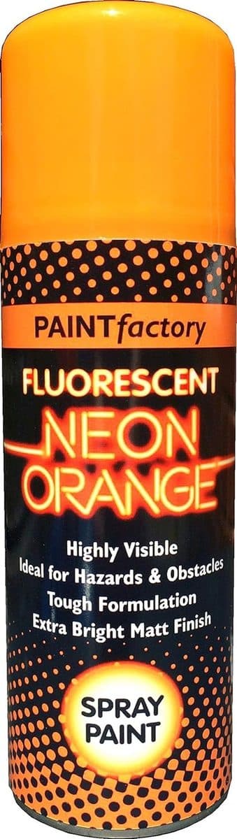 Spray Paint Neon Orange 200ml