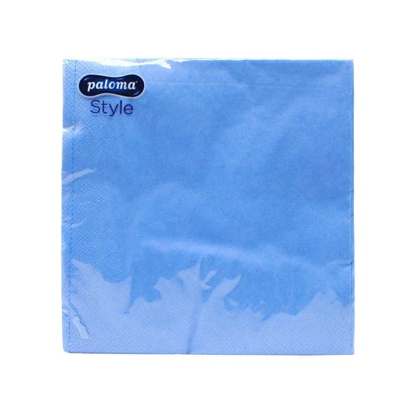 50PK 2PLY 40X40CM Sky Blue Paloma Napkin