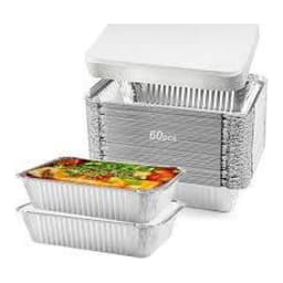 Better Options Aluminum Foil 100PCS  20X11CM Containers with Lid 1