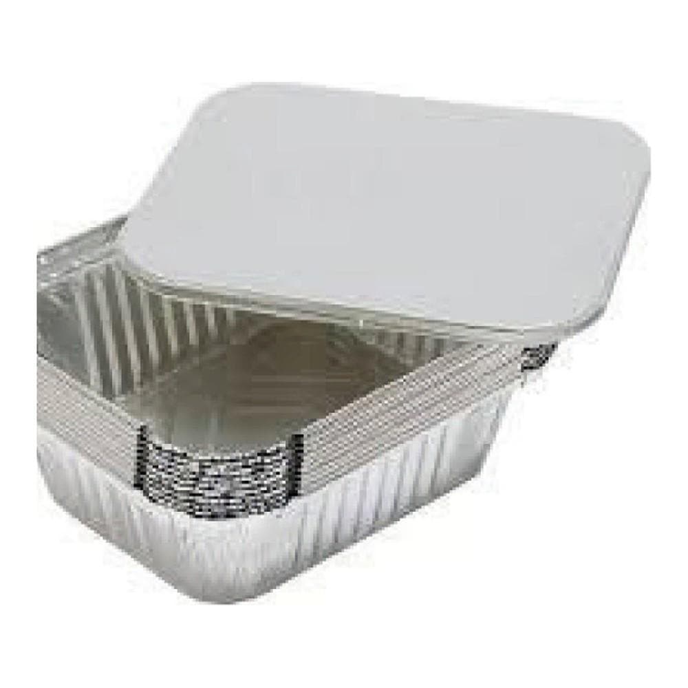 Better Options Aluminum Foil 100PCS  15X12CM Containers with Lid
