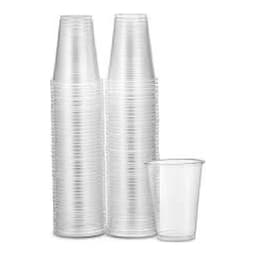 Better Options 100pc ( 7ozs , 200cc) Reusable Plastic Cups Clear 1