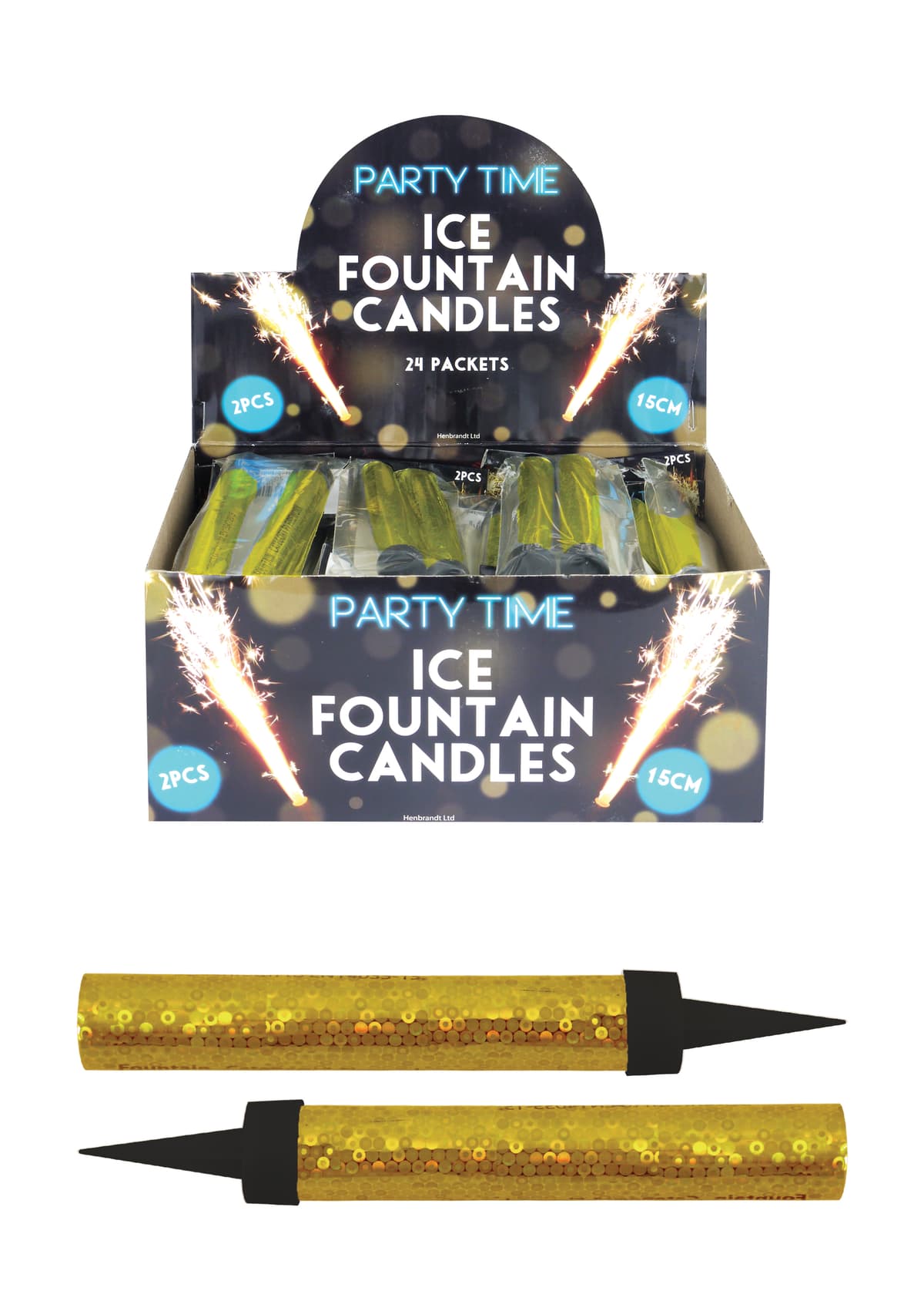 Fountain Ice Gold Sparkling 15cm