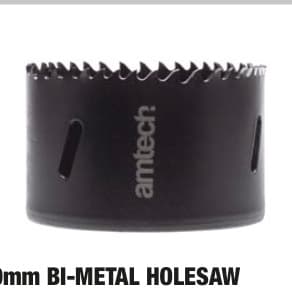 Am-Tech 70mm (2-3/4 inch) Bi-Metal Holesaw
