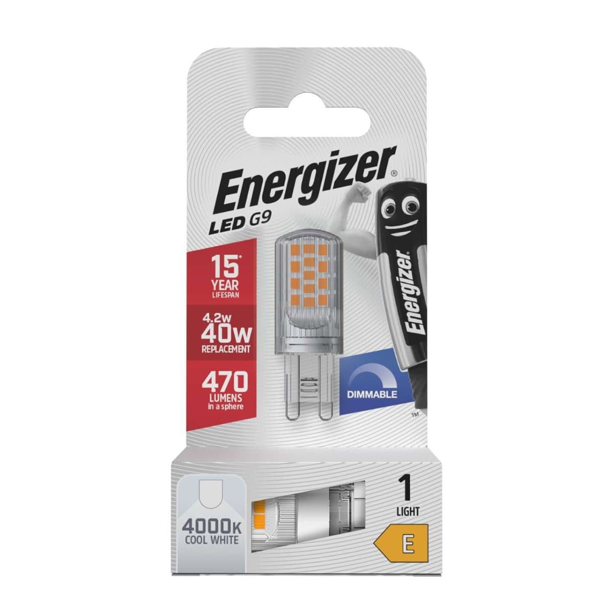 200w Energizer Led G9 4000K Cool Light