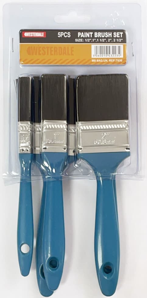 Powerplus 5 Pcs Paint Brush
