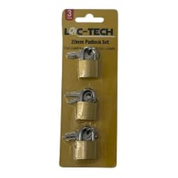 Loc-tech 3pc 20MM Padlock Set 1