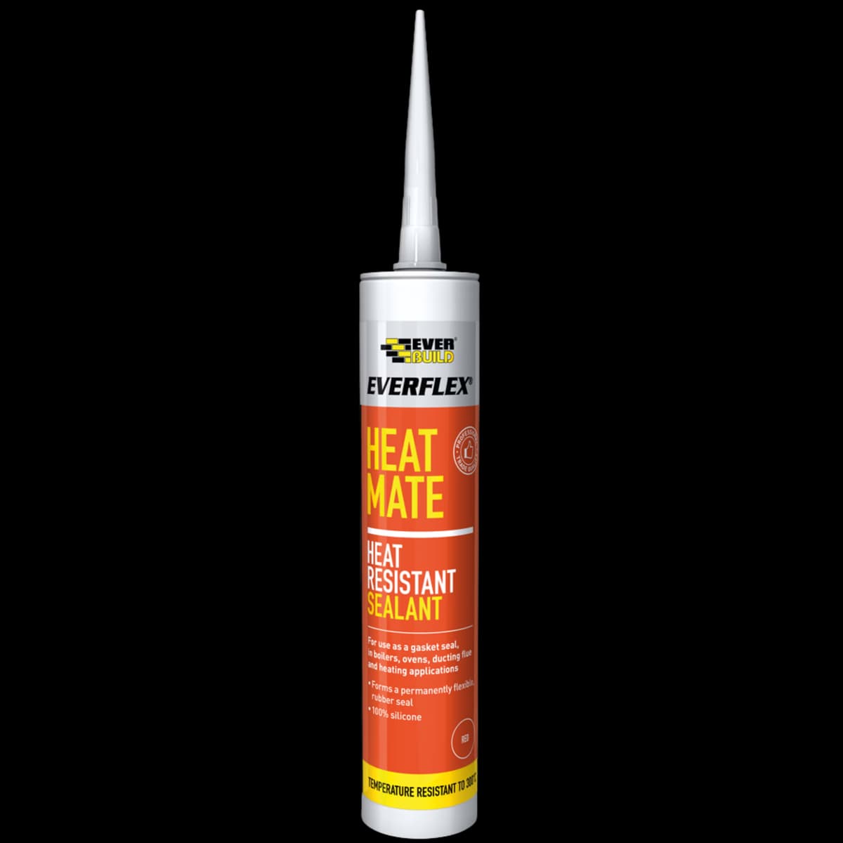 Everbuild  Heatmate Resistant Sealant Black 295ml