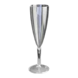 Better Options  Reusable 6pc Clear PlastIc Champagne Flutes 1