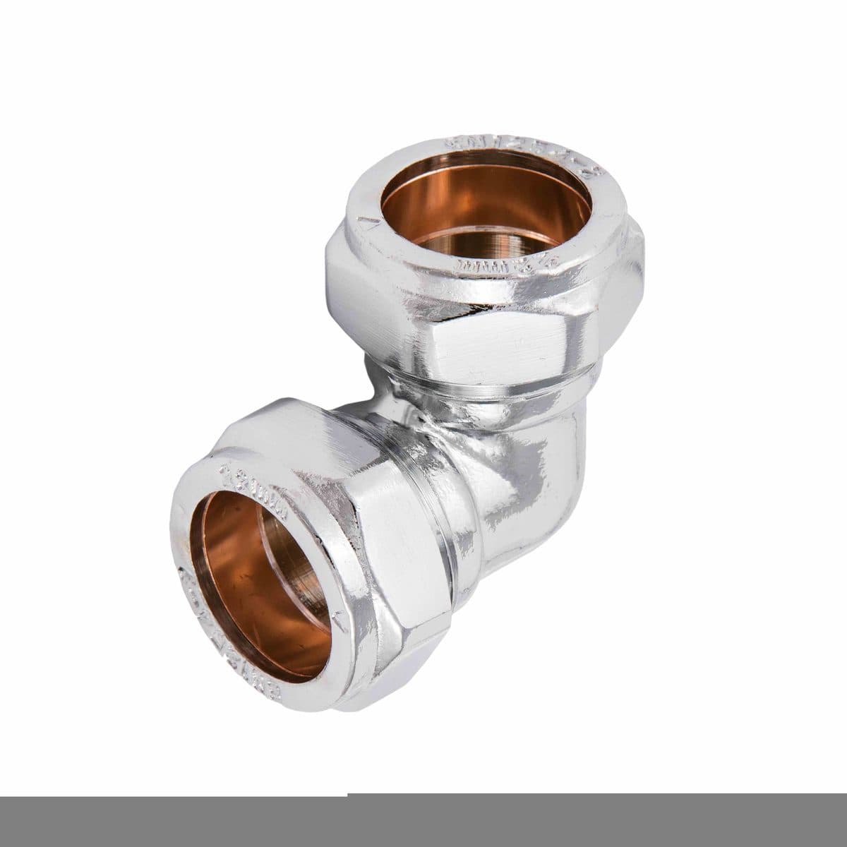 Securplumb Comp Chrome Elbow 15mm
