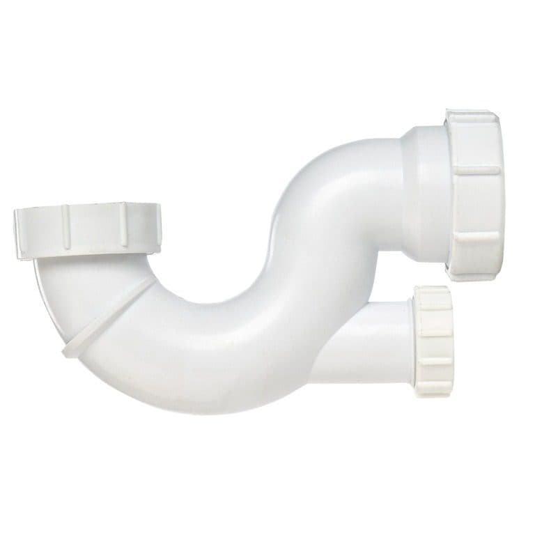 Securplumb Shallow Bath Trap With Cleaning Eye 40mm