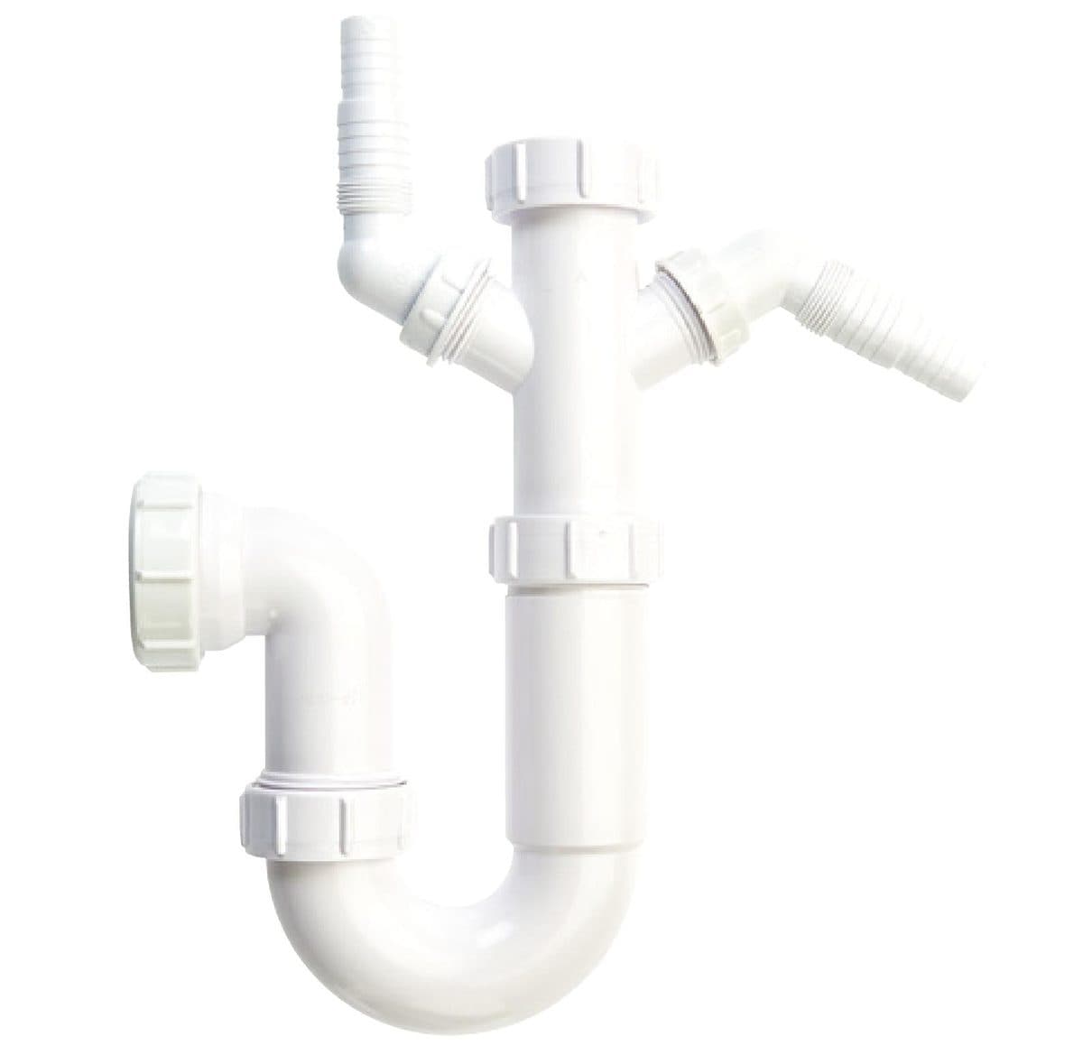 Securplumb Washing Machine Waste Trap 2 Spigot 40 x 75mm