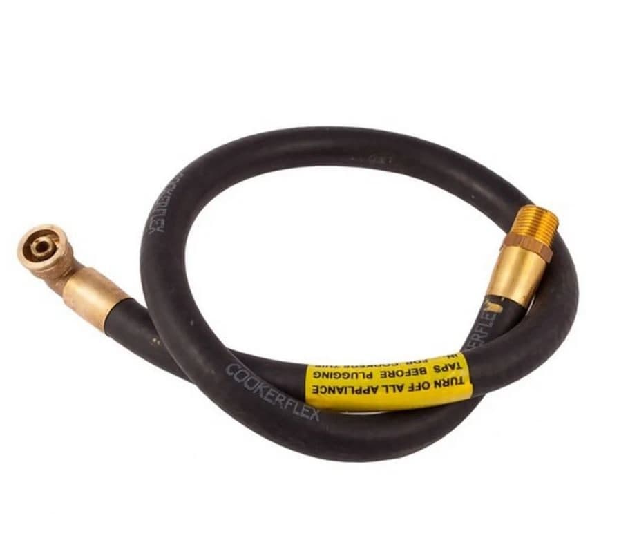 Securplumb Bayonet Angle Cooker Hose 1100 x 3/8