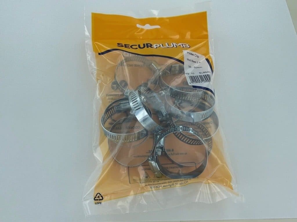 Securplumb Hose Clip 35-50mm Pack 10