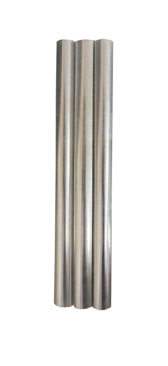 Securplumb 15 x 200mm Chrome Pipe Cover Pack 10