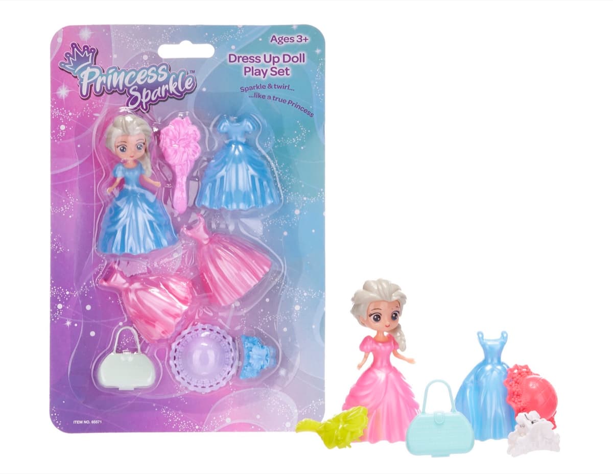 WHL Doll Up Doll Play Set Princess Sparkle