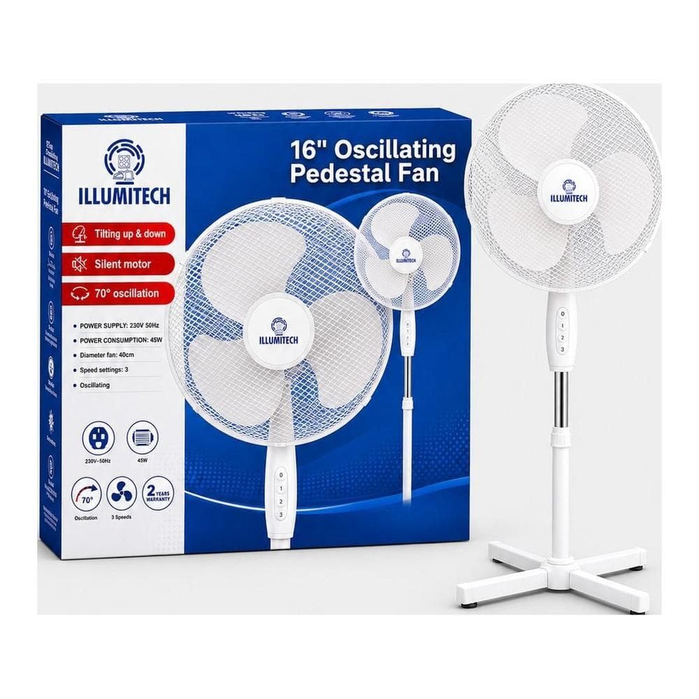 Illumitech 16" Oscillating Fan