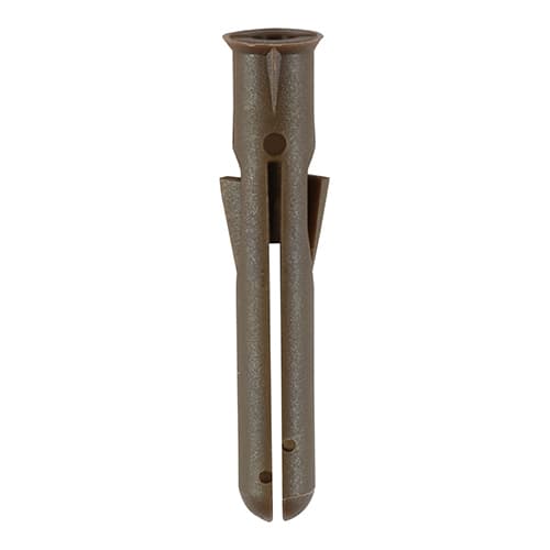 TIMCO 42mm Premium Plastic Plugs - Brown 1000pcs