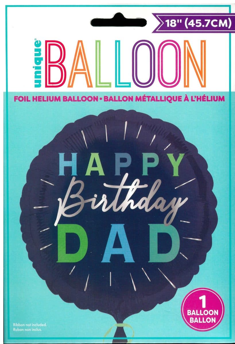 Unique Party18"  Happy Birthday Dad