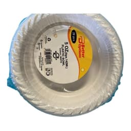 Better Options 5oz Plastic White Bowl 20pcs 1