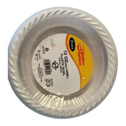Better Options 12oz Plastic White Bowl 20pcs 1