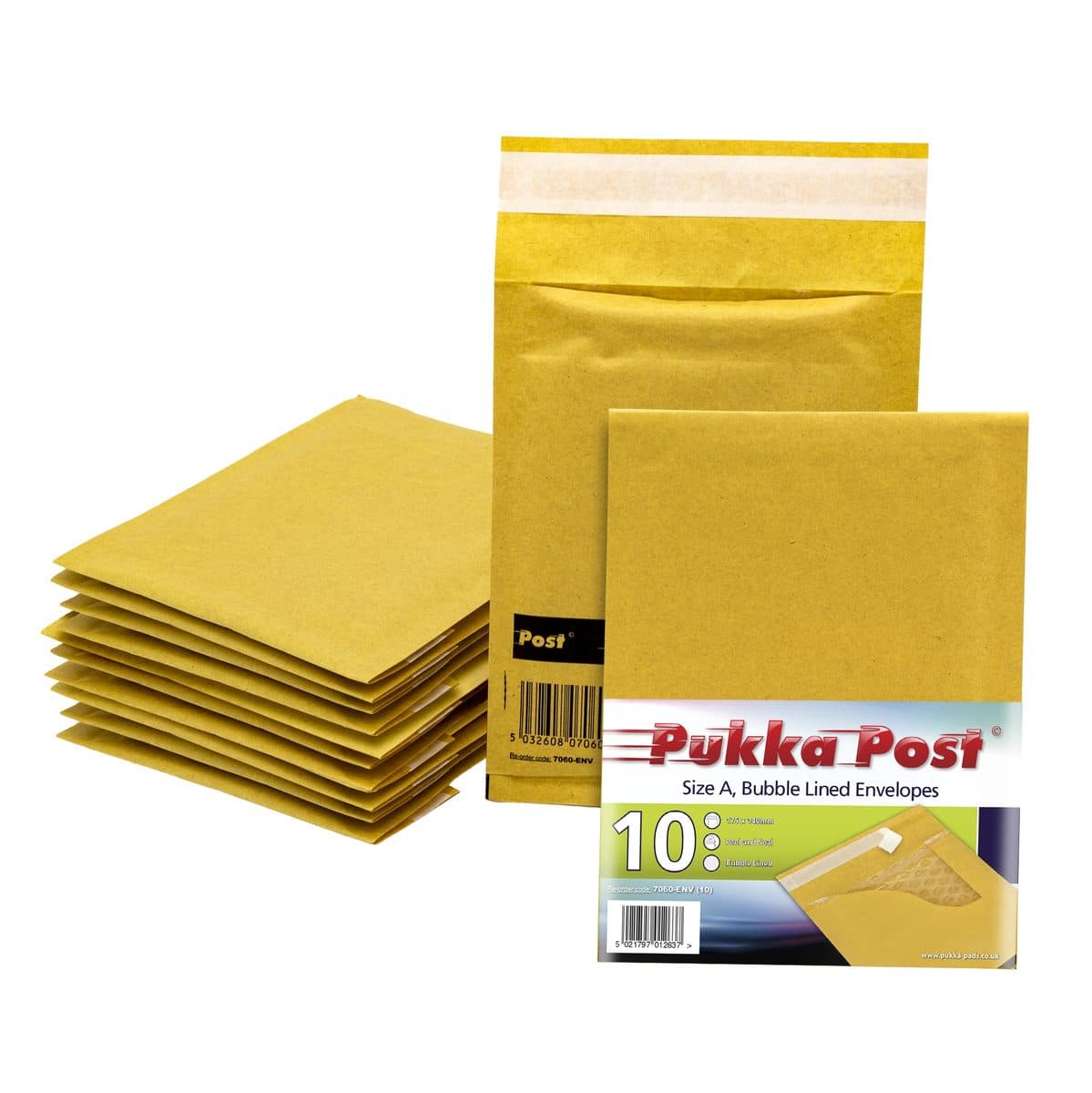 Gold Bubble Envelopes 120 X 175