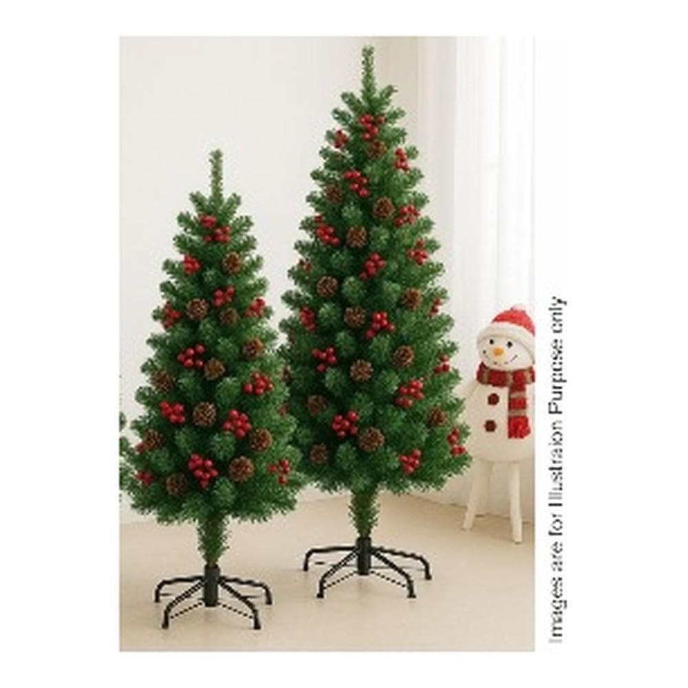 Christmas 120cm 400T Full Pointed +Red Fruit Pine Tree