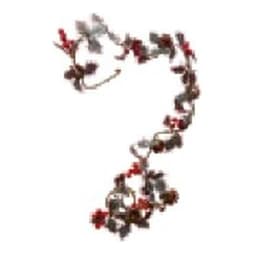 Christmas Holy Berry Cone Garland 1