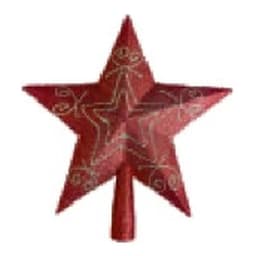 Christmas 22cm Tree Top Star 1