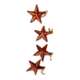 Christmas 8cm Star 4Pcs/Set 1