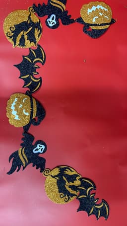 Halloween Bat Bunting 3m ( apx) 4