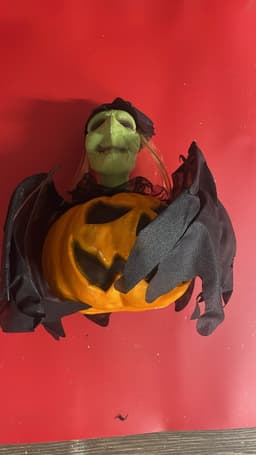 Halloween Witch Pumpkin With Wings 35*70*21 1