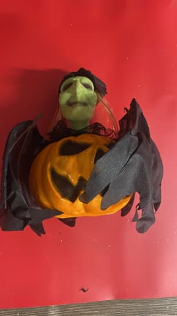 Halloween Witch Pumpkin With Wings 35*70*21 3