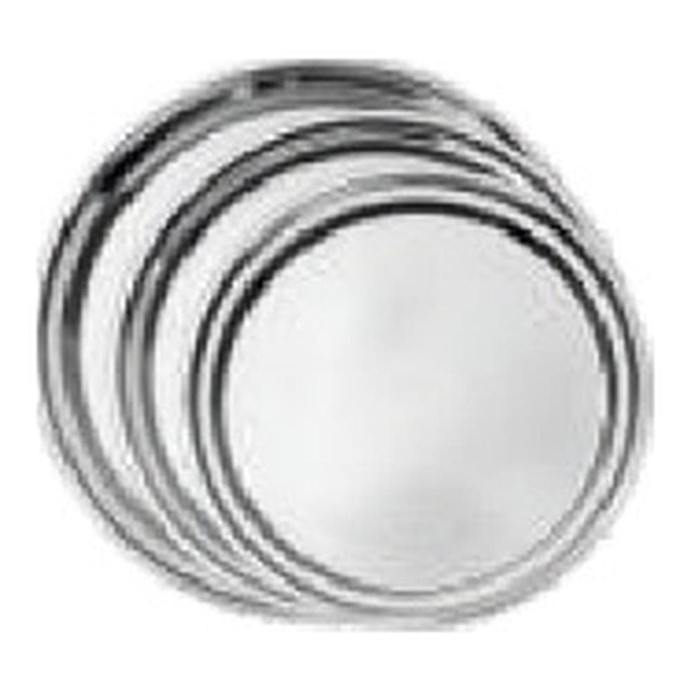 D2G 50cm Round Steel Tray