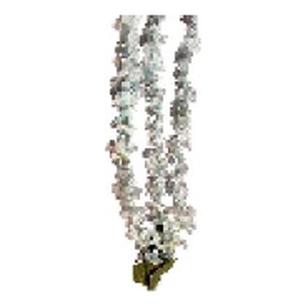 Artificial Flower 3 Fork Embroidered Ball Strip