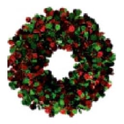 Christmas Wreath 45cm Red+Green 1